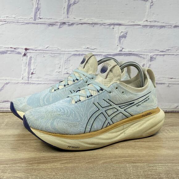 Asics Gel-Nimbus 25 Nagino Blue Running Shoes Women's Size 8.5 Sneakers - Picture 3 of 8